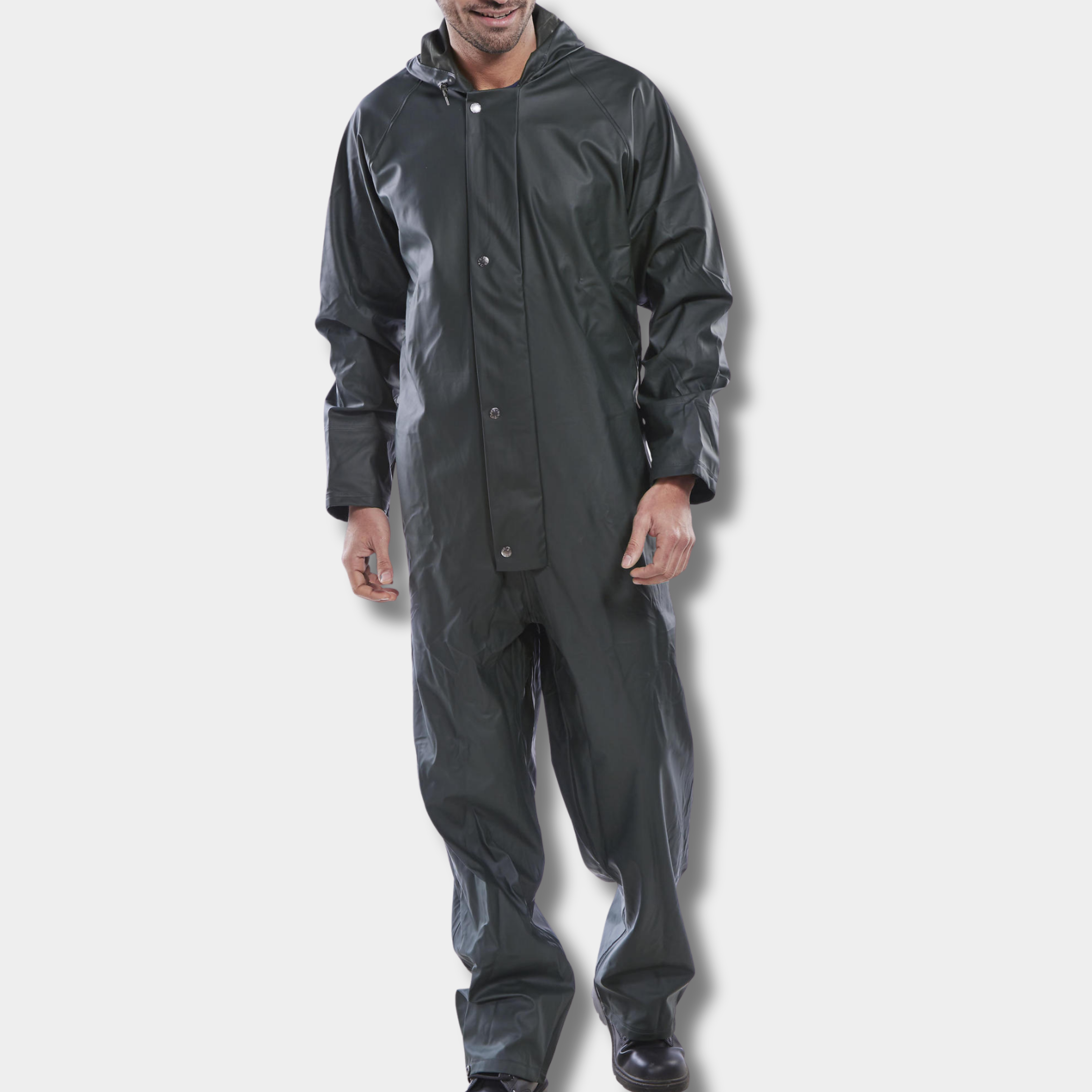 Super B-DRI Waterproof Coverall, Olive Green