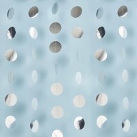 Silver Circle Card Backdrop 20m