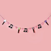 Let's Dance Party Card Garland 2m