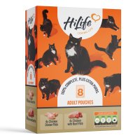 HiLife Adult Cat Pouch Chicken in Jelly 70g 8pk x 4