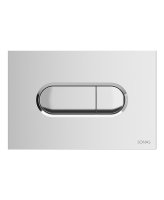 URBAN DUAL FLUSH PLATE CHROME