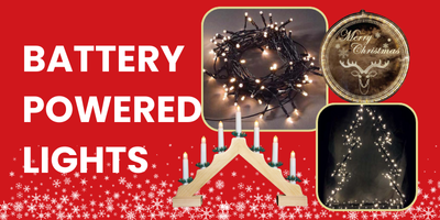 Battery powered lights