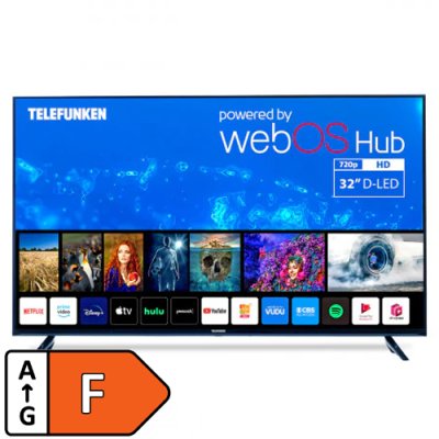 Telefunken 32" DLED HD WebOS Smart TV