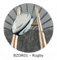 70mm Rugby Blaze Disc