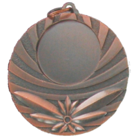 50mm Antique Wreath Medal (Antique Bronze)