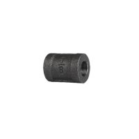 1/8" Coupling, Black Pipe