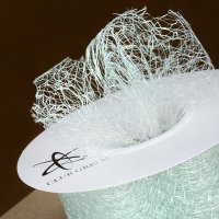 Spider Web Net On Ribbon Sage - 3.8cm x 20m