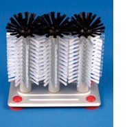 *Everyday Barware* Glass Washer Brush, Triple Head