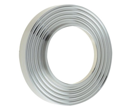 BUR53SN - Burlington SN Reeded Rose For Levers & T&R