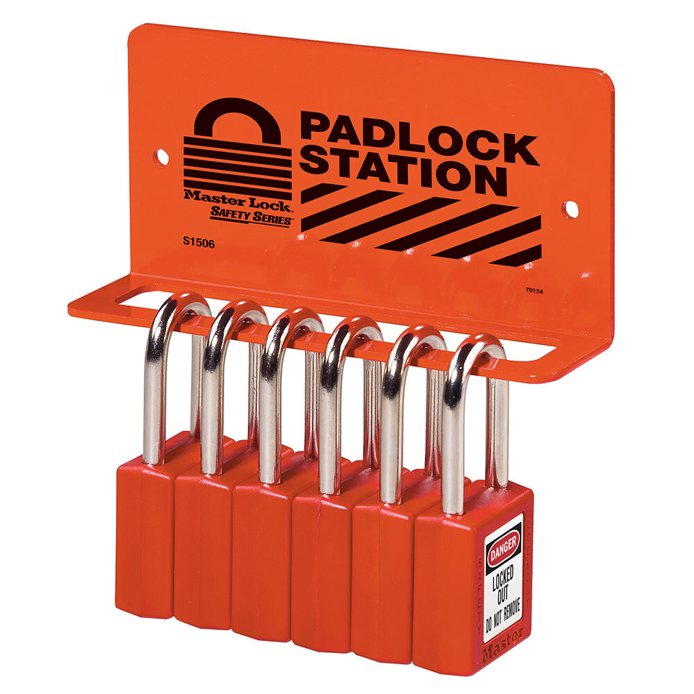 Master Lock Small padlock rack, unfilled