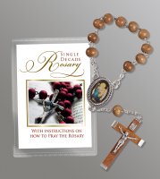 Single Decade Rosary/Olive Wood   (62735/WALSINGHAM)