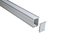 EXTRUSION, recessed/suspended, 52mm, Aluminium, 2m