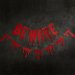 Red 'Beware' Glitter Card Banner 2m
