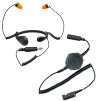Tactical Headsets Pro System Headset with Rugged PTT for the Motorola Solutions GP340