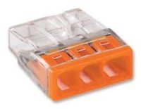 Wago 3P Push Wire Connector 2273-203