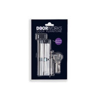DW Euro Cylinder Key/Key 40:10:40mm (90mm) Nickel