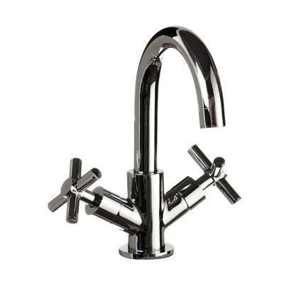 Dune Chrome Mono Basin Mixer with Push up Waste