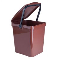 Kitchen Caddy Bin Brown 23ltr