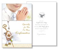 Confirmation Card/Boy   (F28220)