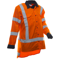Hi-Vis TTMC Shirt, 150gsm Cotton, LS, Orange