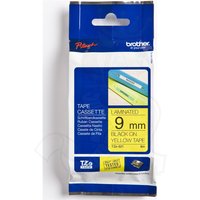 9mm Black on Yellow Tape