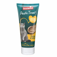 Rosewood Tasty Chicken and Salmon Paste for Cats 12x75g