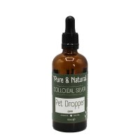 Pure & Natural Colloidal Silver 20ppm for Pets Dropper 100ml