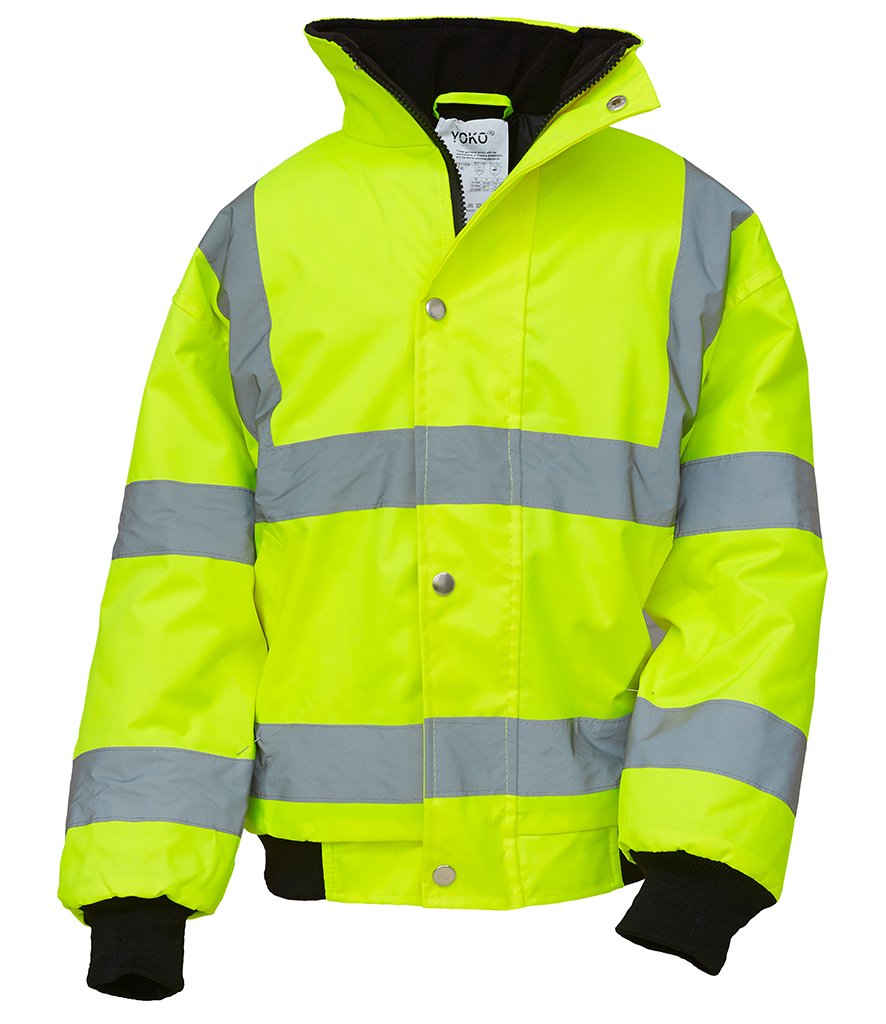 YOKO KIDS HI-VIS BOMBER JACKET