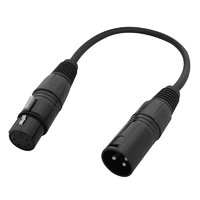 LEDJ DMX Adaptor 3-Pin Male XLR - 5-Pin Female XLR