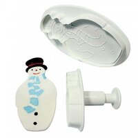 SN906 SNOWMAN CUTTER Plunger SET OF 2.