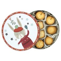 Winter woodland tins of cookies in assorted designs - VAT FREE - 24 x 150g