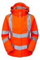 PULSAR&reg; PROTECT Women's HV Orange Storm Coat