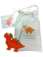 MIni Wooden Puzzle -Stegosaurus (12 x 8.5cms)