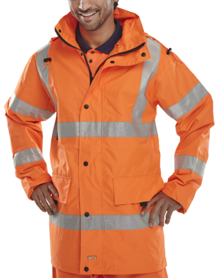 Jubilee Breathable Hi Visibility Jacket EN471 Orange