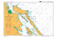ADMIRALTY Chart - 4956 Thetis Island to Nanaimo