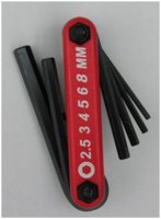 HEX KEY SET 6 PIECES 2.5-8MM