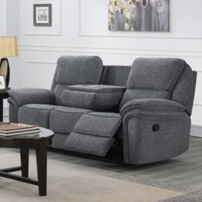 Hillsdale 3 Seater (With Console) Grey
