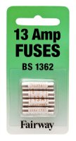 PREPACK FUSES 13AMP (PK of 4)