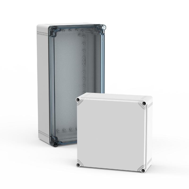 OABP204013TE nVent Hoffman Terminal box, 200x400x132, transparent cover, no MP, ABS, IP66