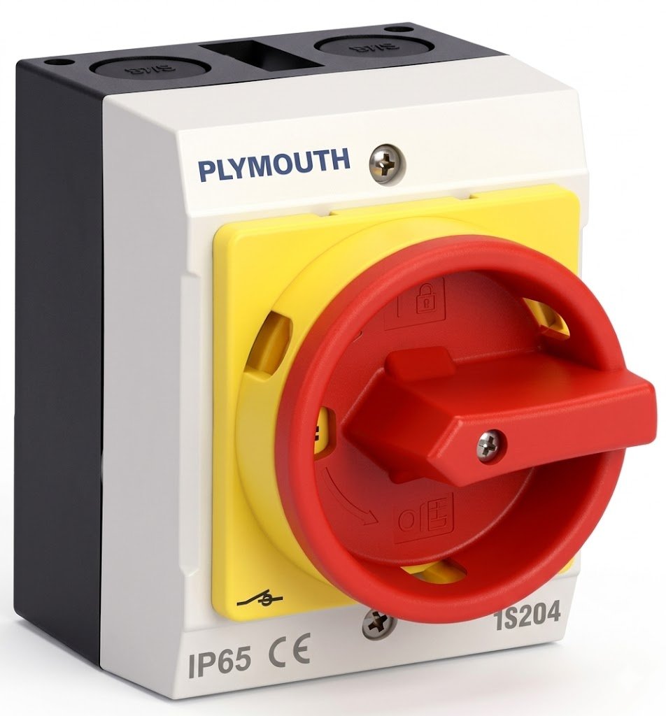 Plymouth IS204L | 4 pole Rotary Isolator - CESCO