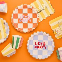 Playful Brights Birthday Paper Plates - Pack of 8