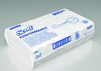 KC Performance Hand Towels 1ply - White 31.5x21.5cm