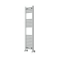 Tucker French 22mm Cross Bar Straight Towel Rail 1200 x 300mm (Heating Only) Chrome PHGT120-30CP