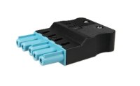 Metway 5 Pole Flat Blue Male Connector