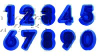 106M002 NUMERIALS SET OF 10