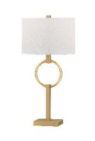 Croton Table Lamp Antique Brass 66cmH