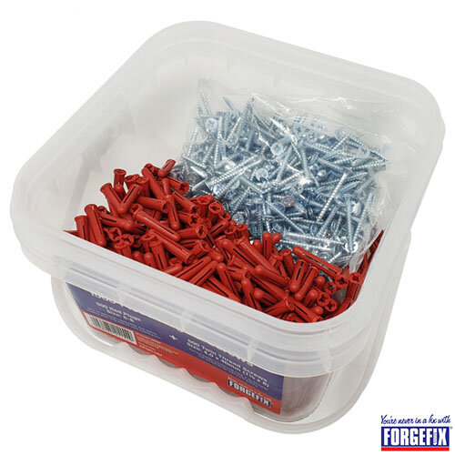Wall Plugs & Screws Kit 1000pc Wesco Electrical Ltd