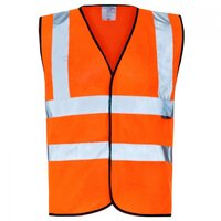 Supertouch Orange Hi Vis Vest - Velcro