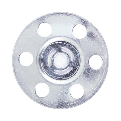 Timco 35mm Metal Insulation Discs - Galvanised - Box of 100