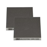 3M&trade; Two-Sided Sanding Sponge, 124 mm x 98 mm, Microfine 1000-120